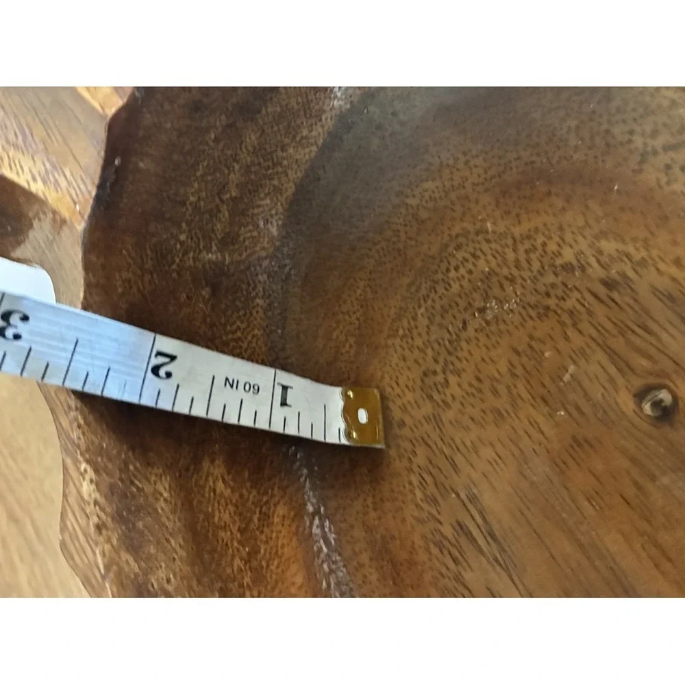 Pineapple Bowl‎ Monkey Pod Wood Carved Tray Dish Hawaii Vintage